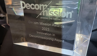 James Fisher Decommissioning win innovation award.
