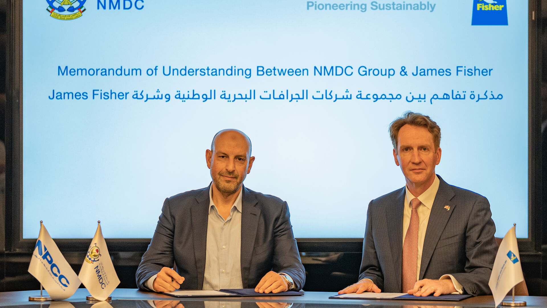 James Fisher and NMDC Group sign strategic agreement